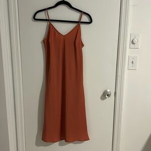 Dark Orange A New Day Midi Dress (S)